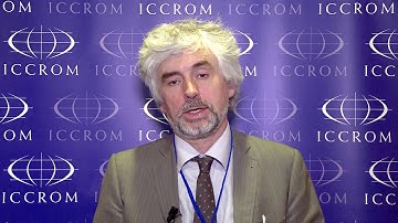 ICCROM 31st General Assembly Tim Badman (Director of Nature Culture Initiative at IUCN)