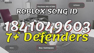 7 Defenders Roblox Song Idscodes