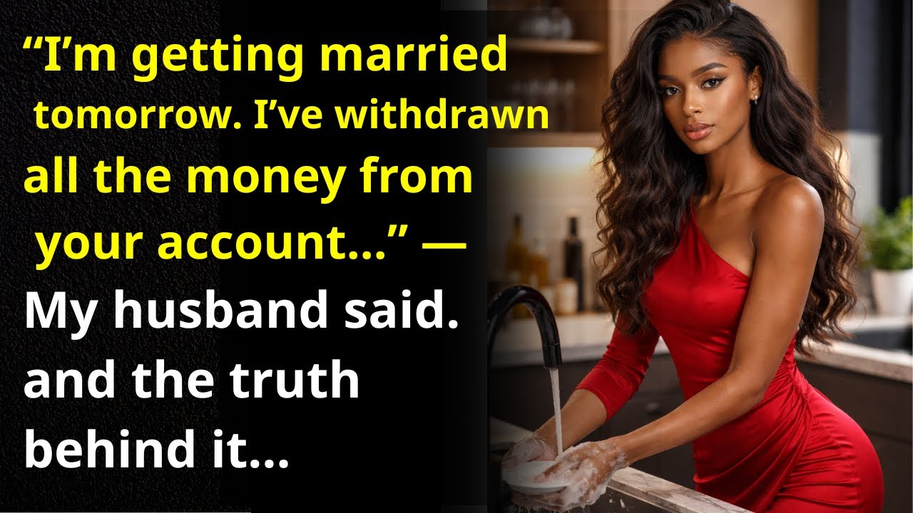 My Husband Said: “I’m Getting Married Tomorrow. And I’ve Emptied Your Bank Account…