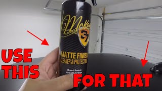 paint protect matte clean