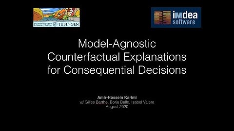 Model-Agnostic Counterfactual Explanations for Consequential Decisions