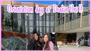 DEAKIN UNIVERSITY ORIENTATION DAY| FIRST DAY AT DEAKIN UNIVERSITY AUSTRALIA| TAM VLOGS ❤️