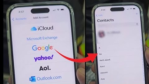 How to Import Contacts from Gmail to iPhone | how to sync google contacts to iphone 🔥