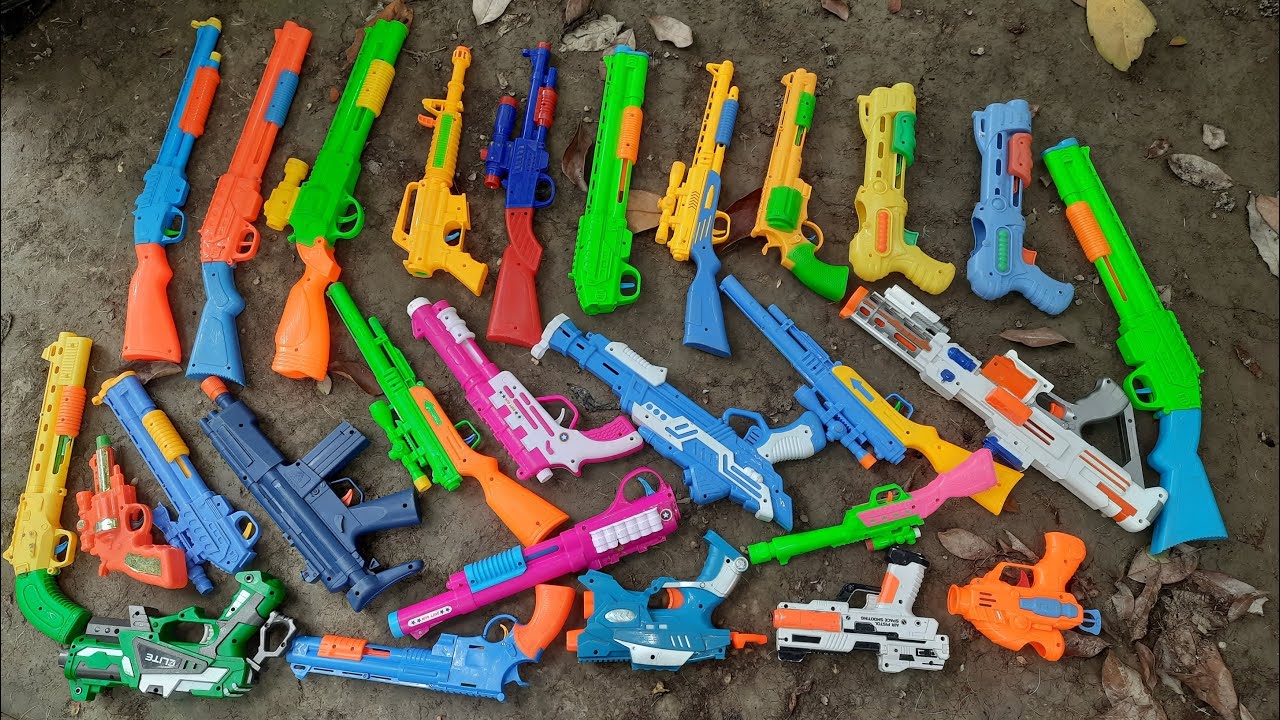 Sniper Rifles and AK47 Guns nerf Machine Guns Military Gun Superhero