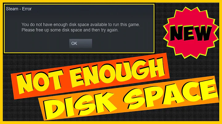 How to Fix  - [Steam not enough disk space] - Windows 10