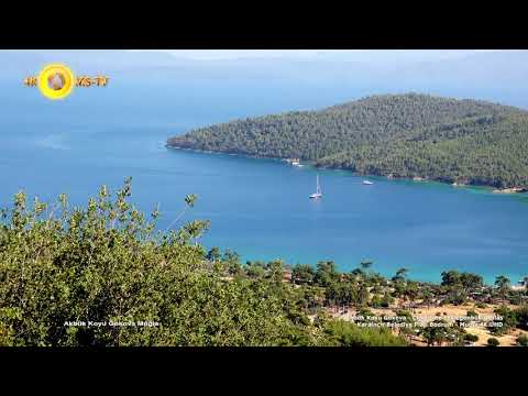 Akbük Koyu Gökova - Çökertme Fesleğenbükü Milas - Karaincir Belediye Plaji Bodrum - Muğla 4K UHD