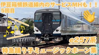 伊豆箱根鉄道線内特急踊り子号ミュージックホーン集！サービスも‼️