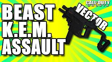 ★COD Ghosts: "Vector CRB" Best "KEM Strike/Assault" Class Setup! ★ Beast Class! (Call of Duty Ghost)
