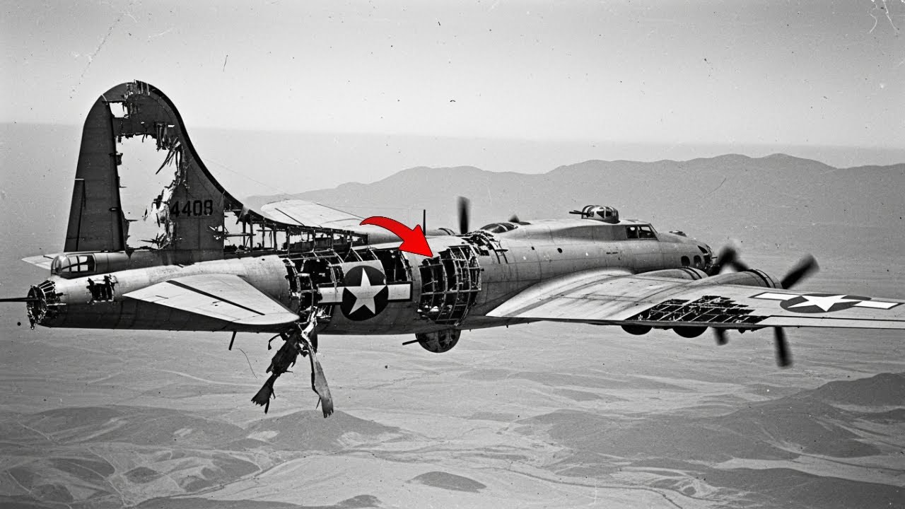 Germans Couldn't Believe This B-17 Kept Flying — After Slicing Fuselage Completely Through