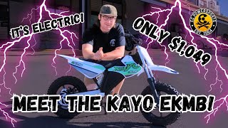 Electric Mini MX for $1,049! Meet the Kayo EKMB!