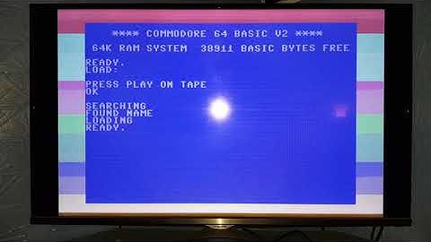 Commodore 64 Tape Loading 🤓