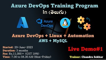 Live Demo#1 | Azure DevOps 29June2023 batch | Cloud Computing In Telugu | Amazon Web Services