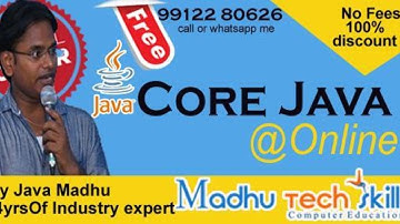 6. First Program Explanation part-1 Core Java Free