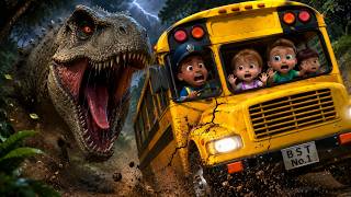 giant dinosaur bus chase adventure dino chase song dinosaur