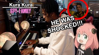 I played Kura Kura from SPY x FAMILY Season 2 OP Ado on Piano in Public