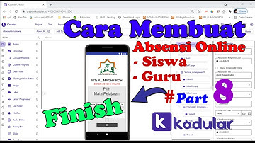 Membuat Absensi Online dengan Kodular ~ Part 8| Kodular