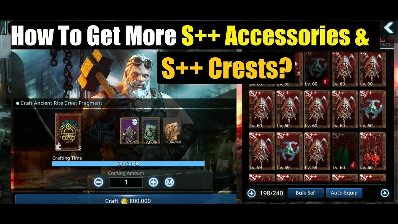 Darkness Rises How to Get More S++ Accessories & Crest