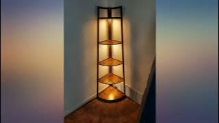 Tribesigns 70 inch Tall Corner Shelf, 5 Tier Rustic Corner Bookshelf Bookcase review