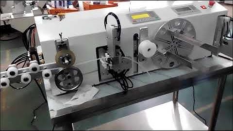 Cable Coiling and Binding Machine With Counting And Cutting Feature