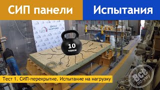 видео: СИП перекрытие. Испытание на нагрузку. Все по уму картинка: СИП перекрытие. Испытание на нагрузку. Все по уму