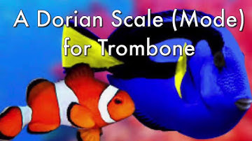 A Dorian scale (mode) for Trombone
