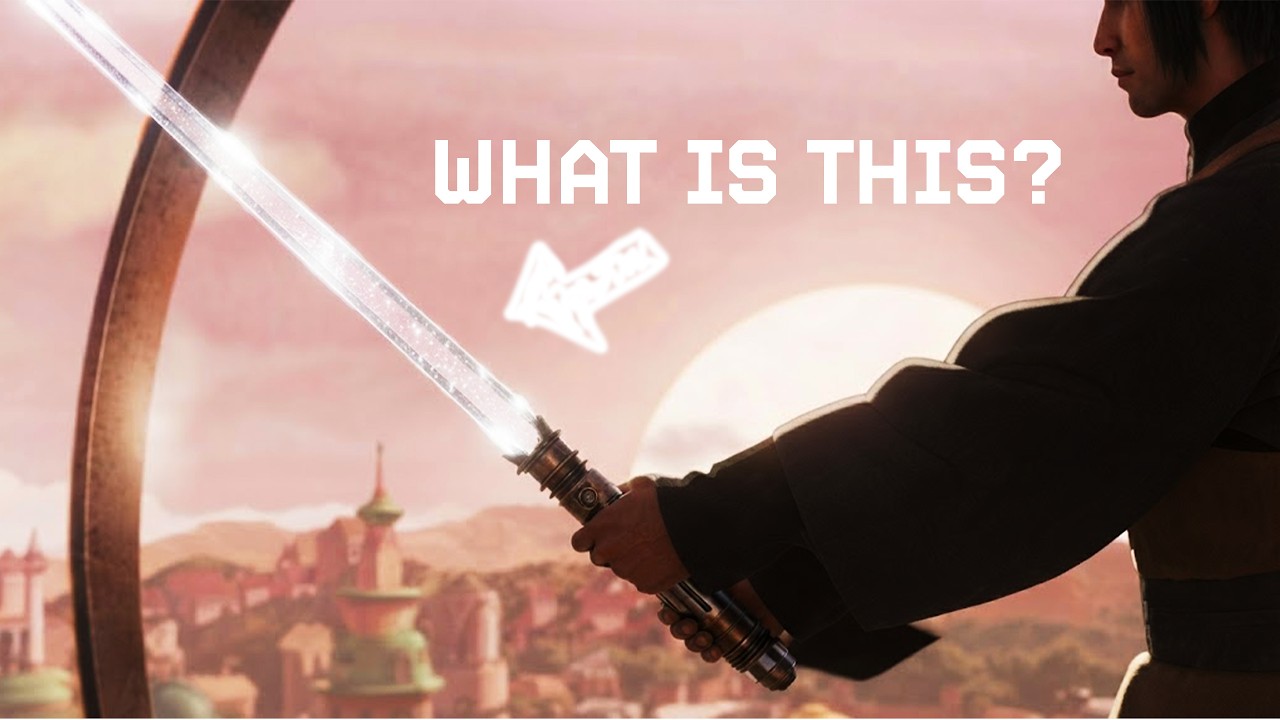 The Transparent Silver Lightsaber Explained