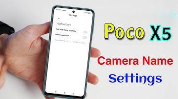 How to Change Camera Watermark in Poco X5 | Poco X5 5g Camera me Name Kaise Likhe