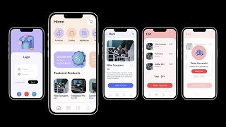 Ecommerce Mobile App UI Design in Figma Wealth