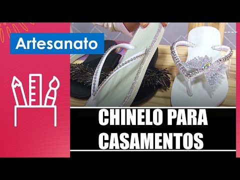 Customize um chinelo para casamentos com a artesã Andréia Bassan – 10/05/24