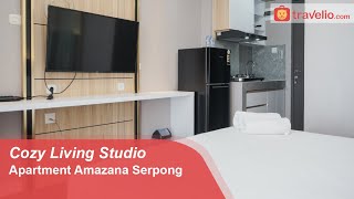 Room Tour Cozy Living Studio Apartment Amazana Serpong screenshot 1