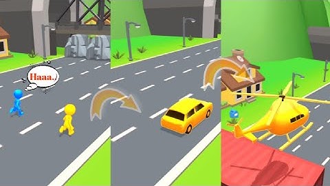 Shape-Shifting All Levels Walkthrough Mobile IOS | Android New Running Games Gameplay Max Level