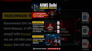 🎥 Cyber Attack Case Study #1 | AIIMS Delhi Ransomware Attack | Cyber Security Bengali