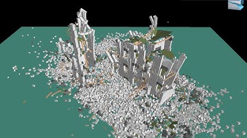 INACHUS - Structural analysis of a Historic building, Strong earthquake, case 2