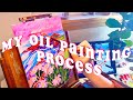 My Step By Step Oil Painting Process | Contemporary Impressionist Painting Tutorial