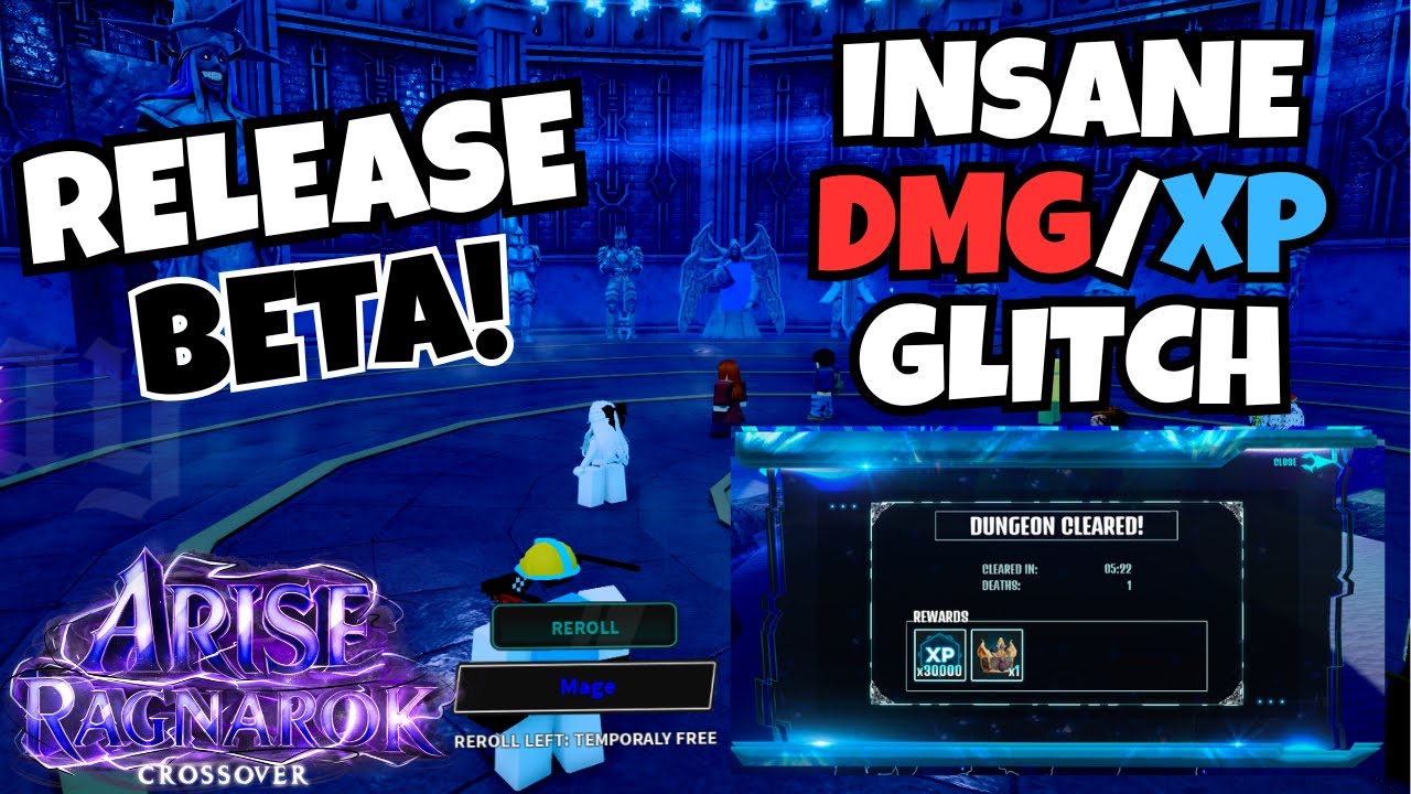 Arise Ragnarock Crossover - Best Way To LVL Up Fast (Damage + XP Glitch ...