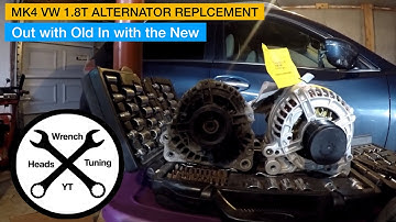 MK4 VW 1.8t  alternator replacement