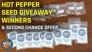 Holiday Seed Giveaway Winners and Second Chance Offer by 7 Pot Club 1,953 views 1 year ago 4 minutes, 45 seconds