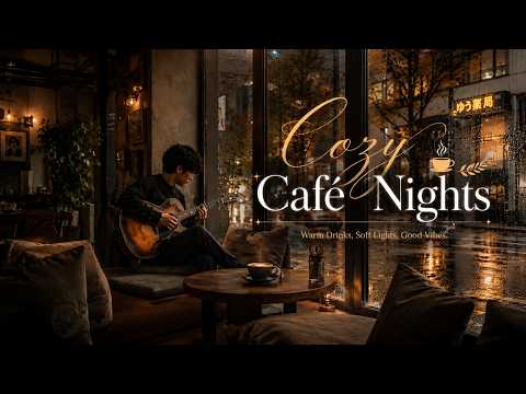 ☕ Cozy Café Nights | Relax & Study Ambience