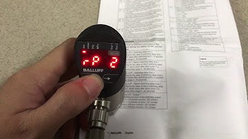 Test Balluff pressure sensor