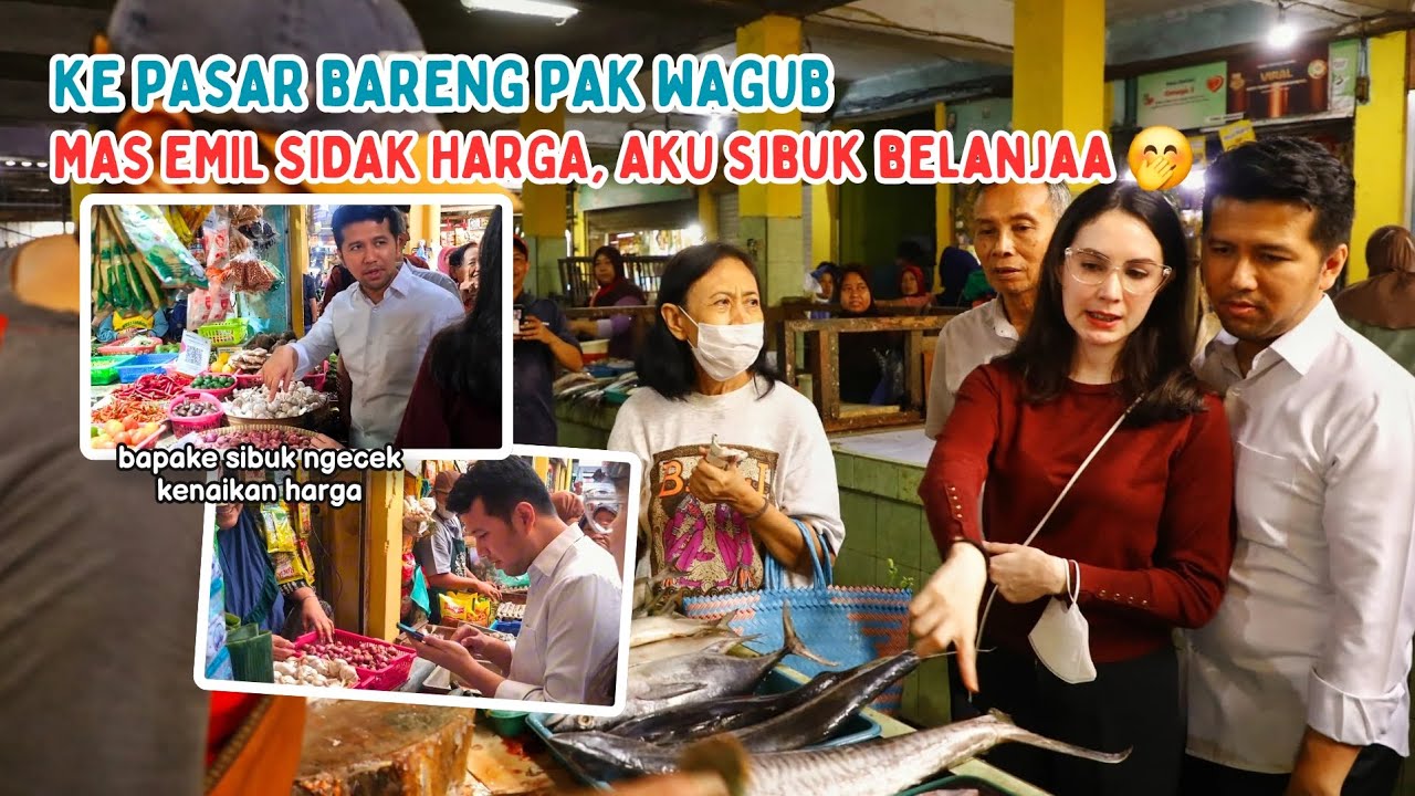 MENDADAK DIAJAK MAS EMIL SIDAK HARGA DI PASAR. SEKALIAN BORONG BELANJA DEH 🤭 | Arumi Bachsin