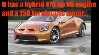 The Mitsubishi Eclipse Concept-E: Four-Wheeled Concept Hybrid Sports Car