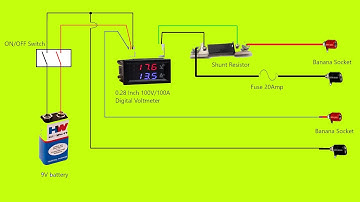 How to make Digital DC Voltmeter And Current Meter(Ammeter)