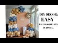 How to make a balloon arch easy balloon garland tutorial