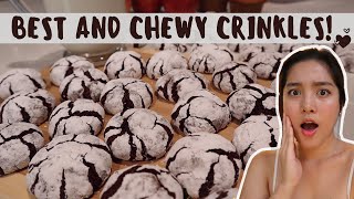 BEST FUDGY AND CHEWY CHOCOLATE CRINKLES | Double Chocolate | Pang-Negosyo!