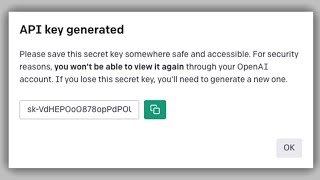 How to Get OpenAI API Key | ChatGPT OpenAPI API Key (FREE)