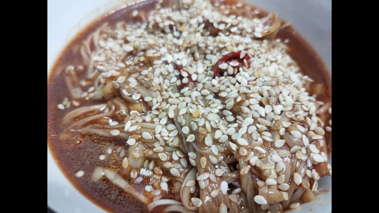 Spicy Enoki Mushroom Recipe | Korean Food (Ingredients List Provided