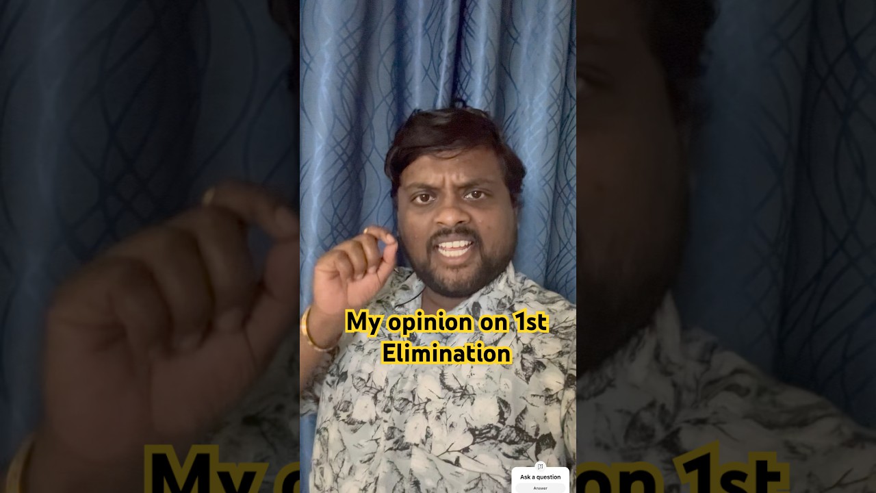 Tasty Teja opinion on 1st elimination of BiggBoss9 