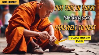 IF YOU PUT THIS IN YOUR SHOES YOU WILL NEVER HAVE DEBTS AND BAD LUCK | BUDDHIST ZEN STORY Buddhism