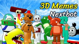 เมื่อตัวละคร กลายเป็นมีม แบบ 3 มิติ! | 3D Memes Nextbot Gmod Garry's mod - สมบอย