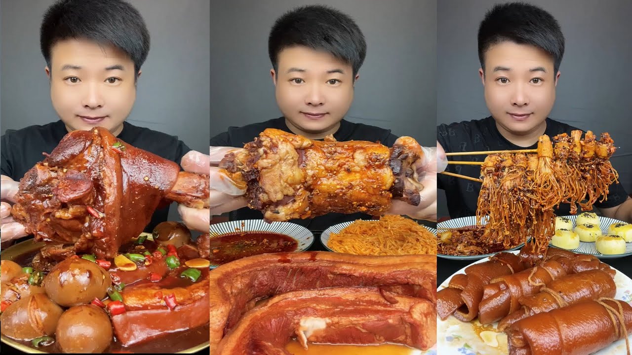 【ASMR】【MUKBANG】東坡肉 GIANT PORK BELLY | EATING SHOW | CHINESE MUKBANG | 食べ | 吃播 LOVE ASMR •JENNIE #118